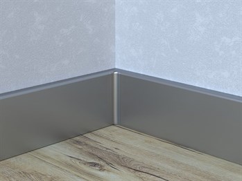 LATO 120 mm Alüminyum Süpürgelik İç Köşe