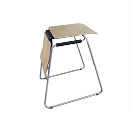 Seattable - Ahşap Kayın Boyalı Ayak