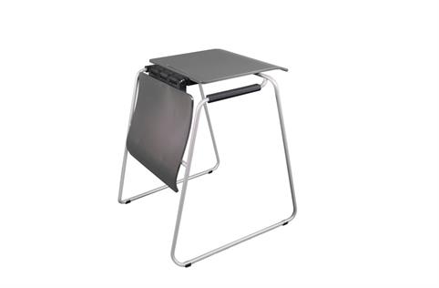 Seattable - Plastik Antrasit Boyalı Ayak