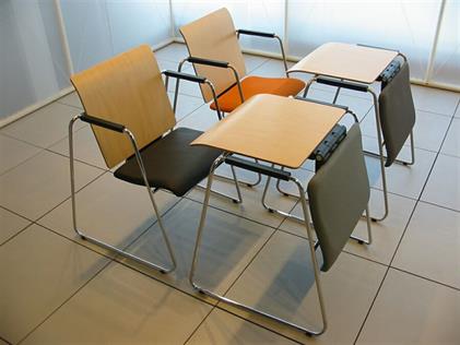 Seattable - Plastik Antrasit Boyalı Ayak