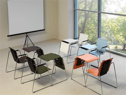 Seattable - Plastik Antrasit Boyalı Ayak