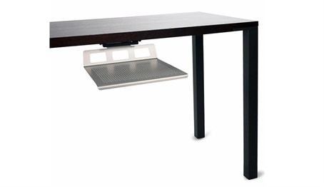 Tech Tray Masa Altı Laptop Tutucu - Gümüş