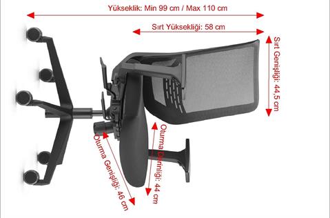 TO-Sync Work 9242 / Mesh Çalışma Koltuğu