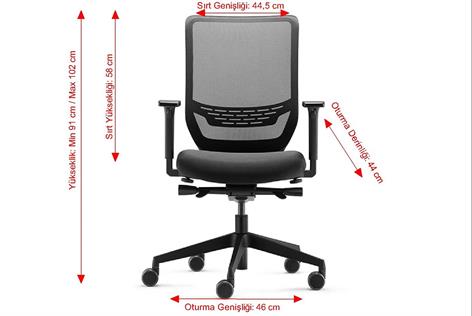 TO-Sync Work 9242 Pro / Mesh Çalışma Koltuğu