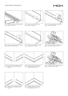 VELO 60 mm Alüminyum Süpürgelik Mat Eloksal Gümüş