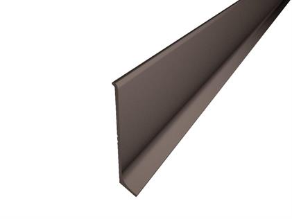 VELO100 mm Alüminyum Süpürgelik Mat Eloksal Siyah