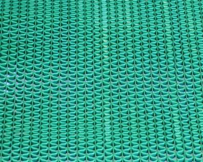 Yeşil 8 mm Zigzag Paspas En:1,20 Boy: 2,75 mt