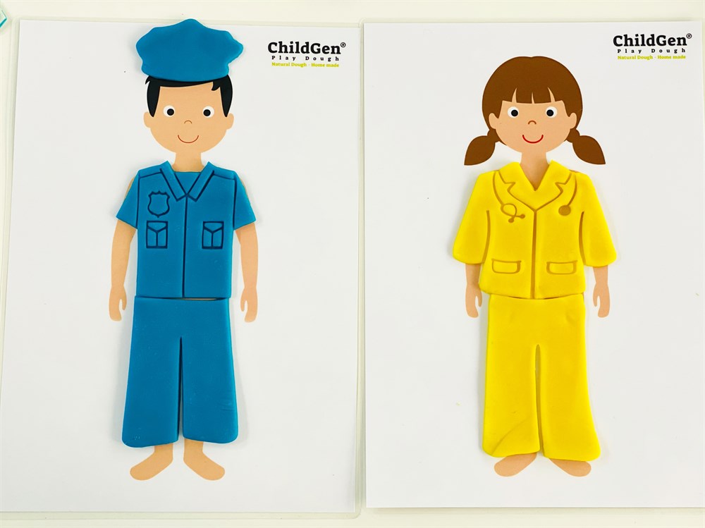 Giysi Giydirme Konsepti | ChildGen Play Dough