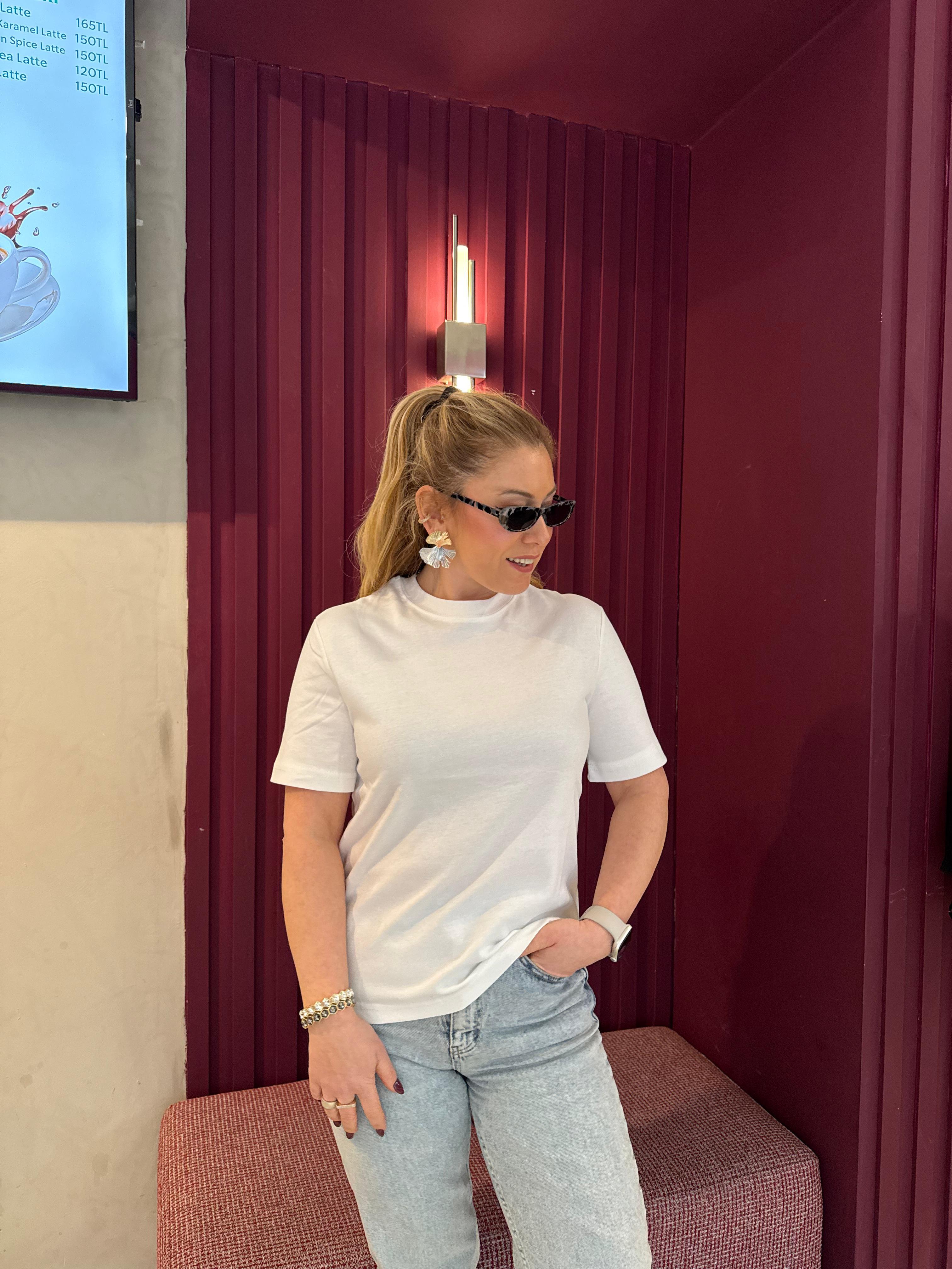T-Shirt1075 Massi T-Shirt Beyaz