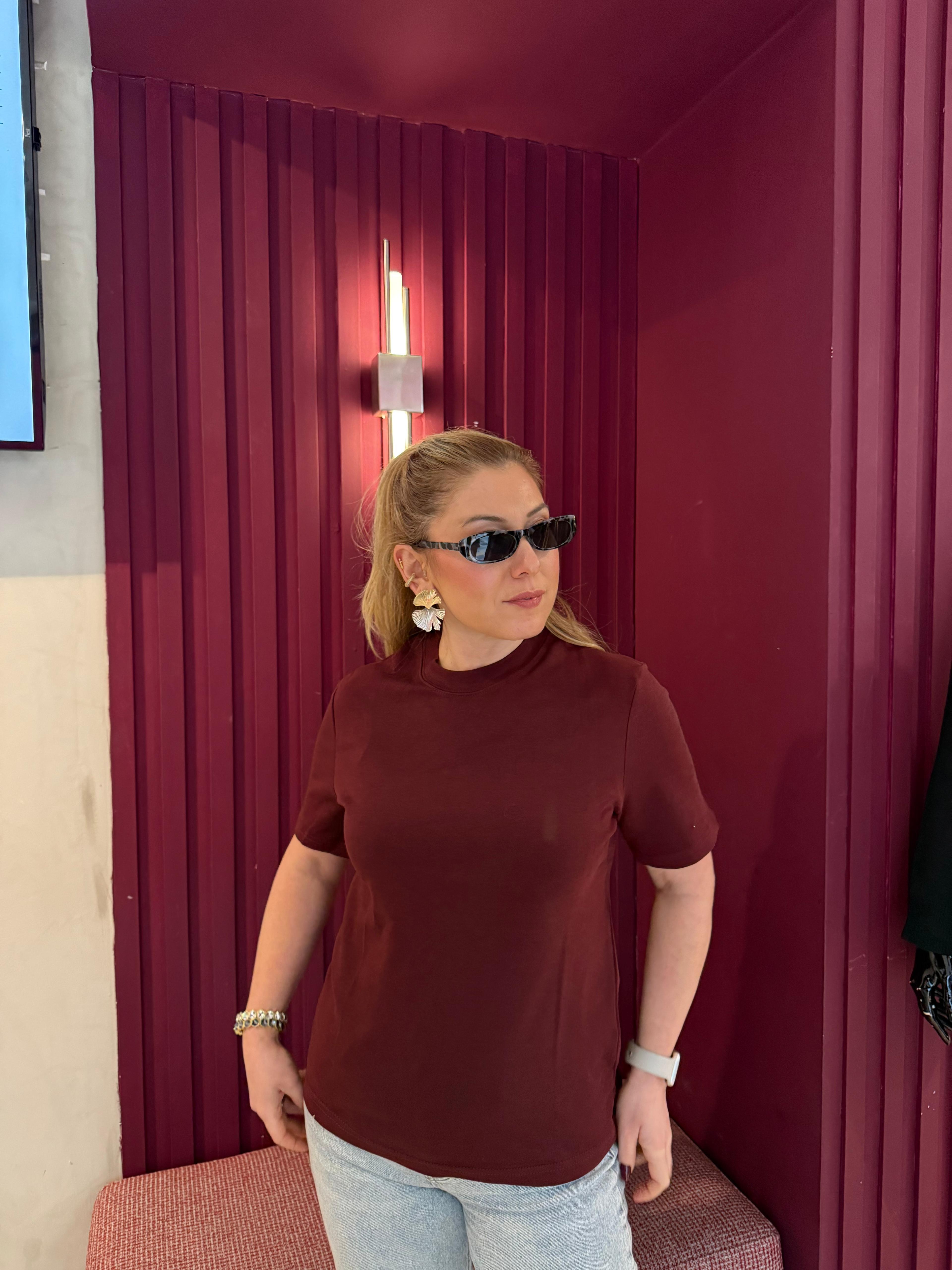 T-Shirt1075 Massi T-Shirt Bordo