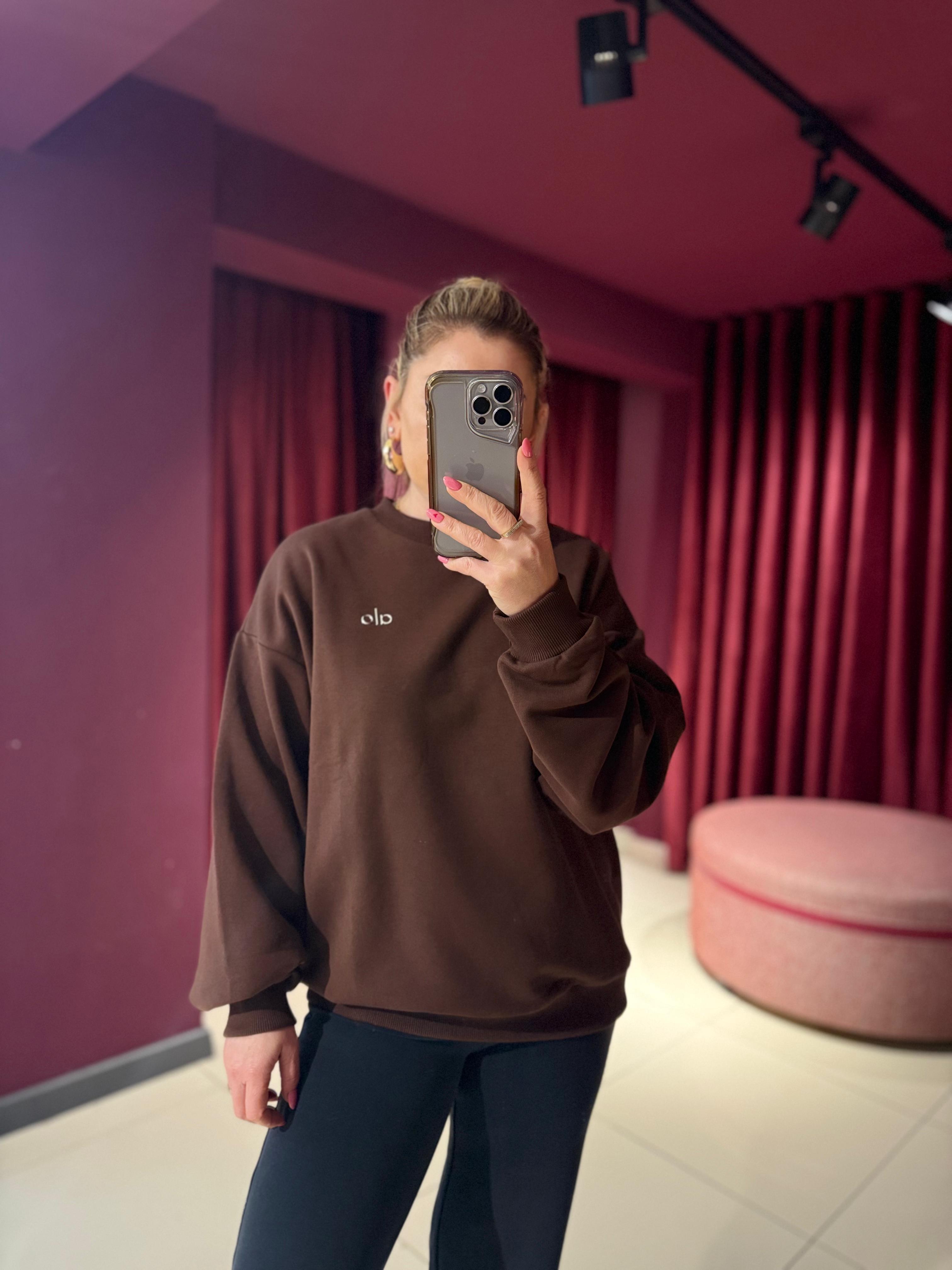 Sweat-Shirt1163 Sweat Kahve