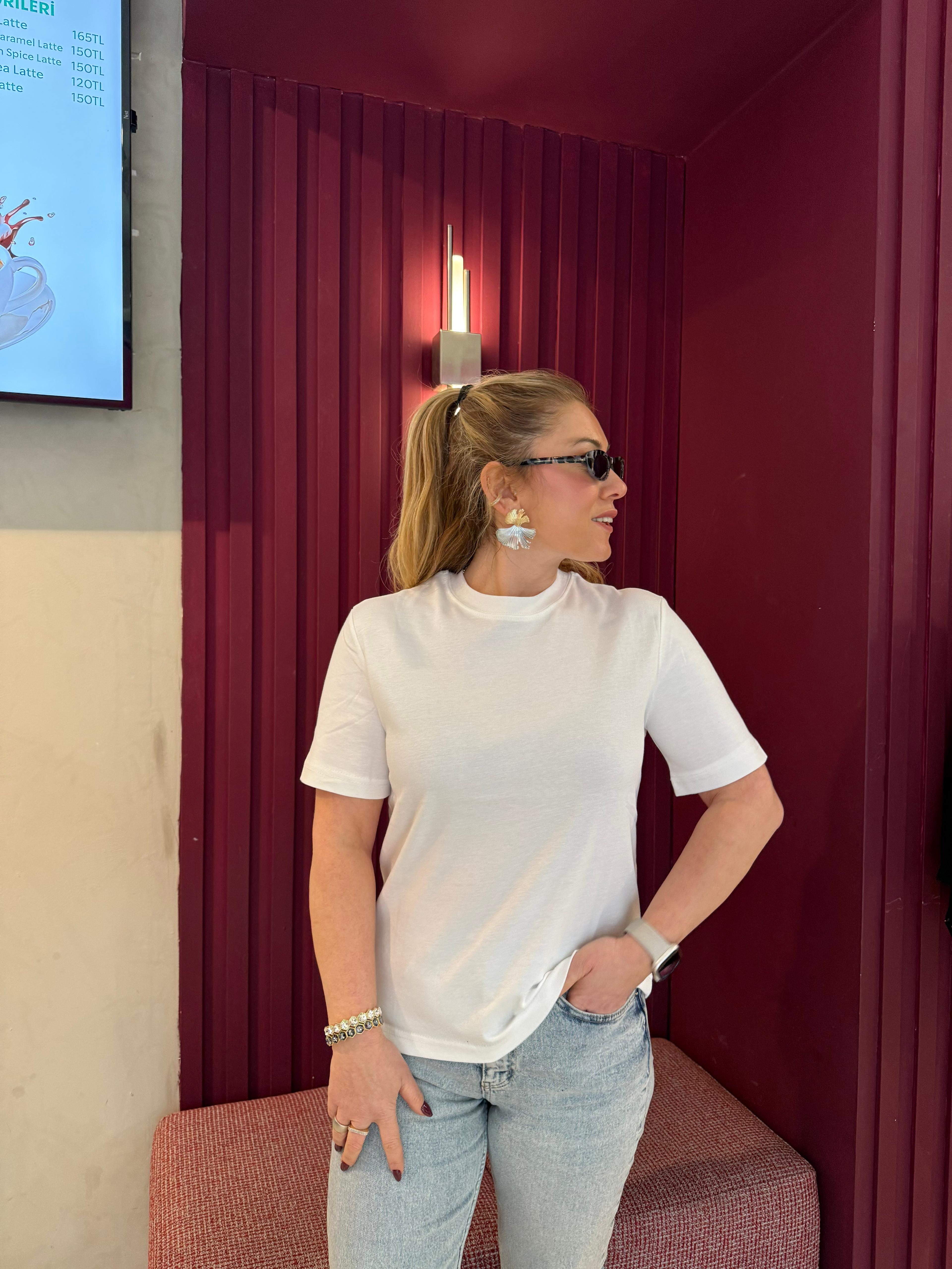 T-Shirt1075 Massi T-Shirt Beyaz