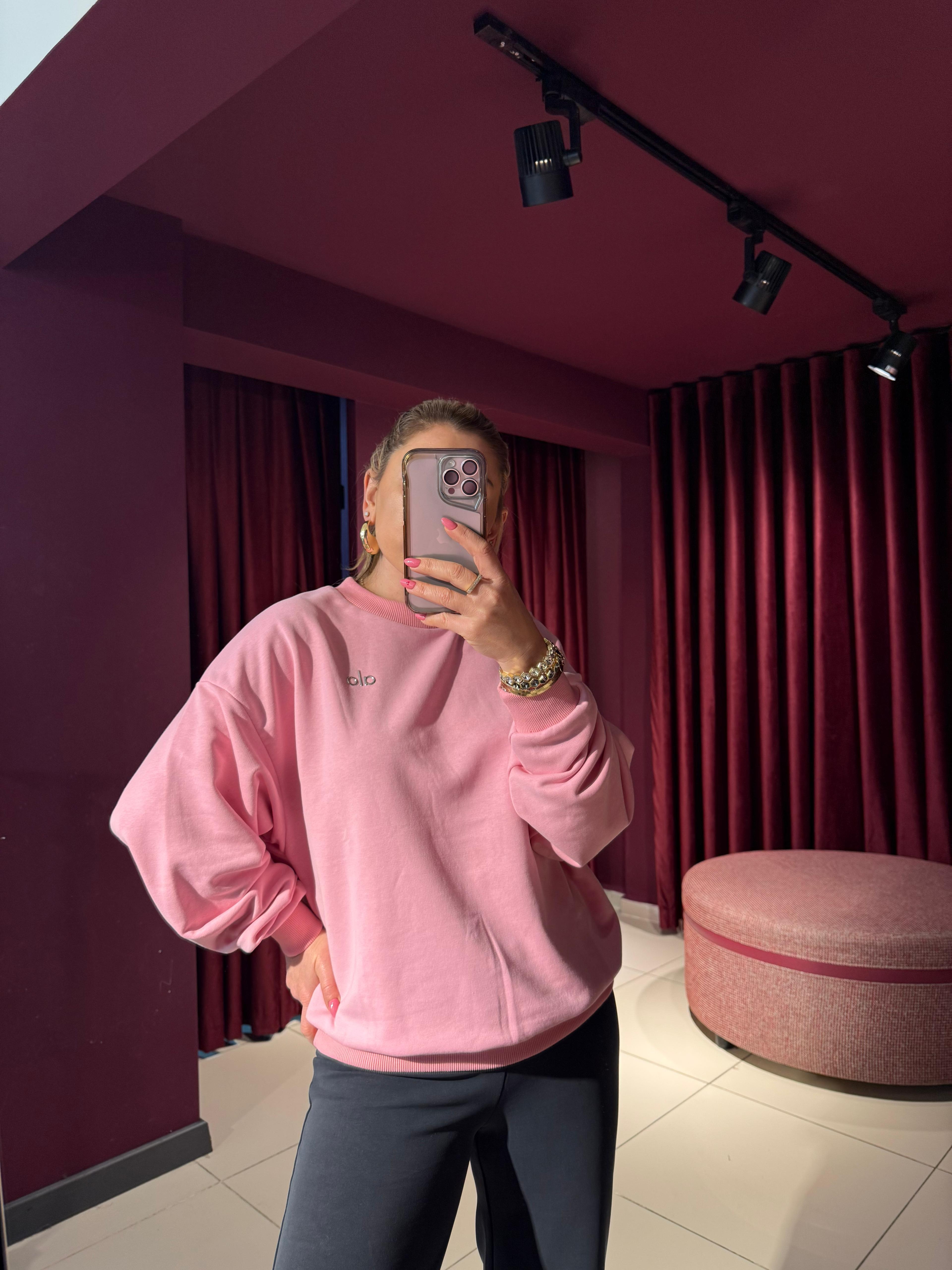 Sweat-Shirt1163 Sweat Pembe