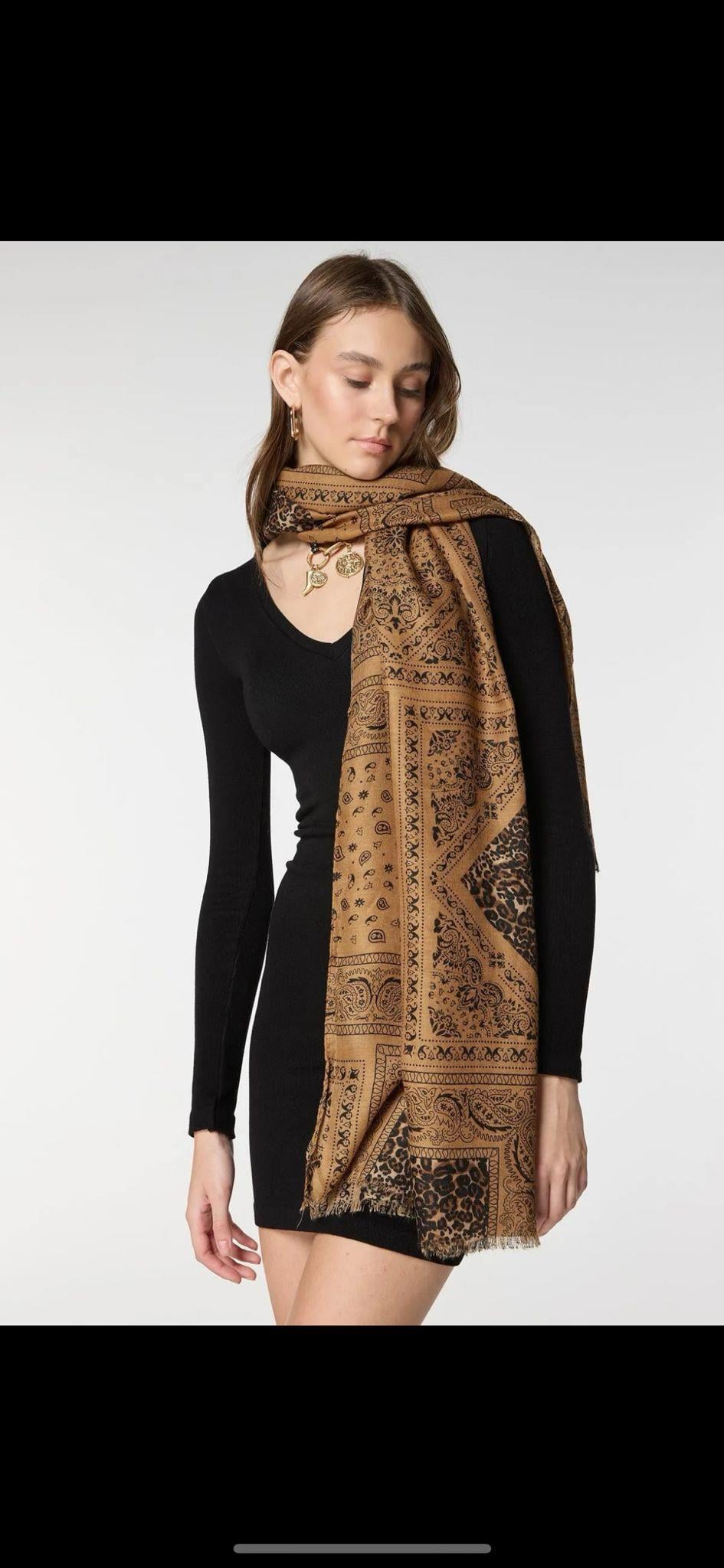 Aksesuar15093 Patchwork Desenli Bej Şal 