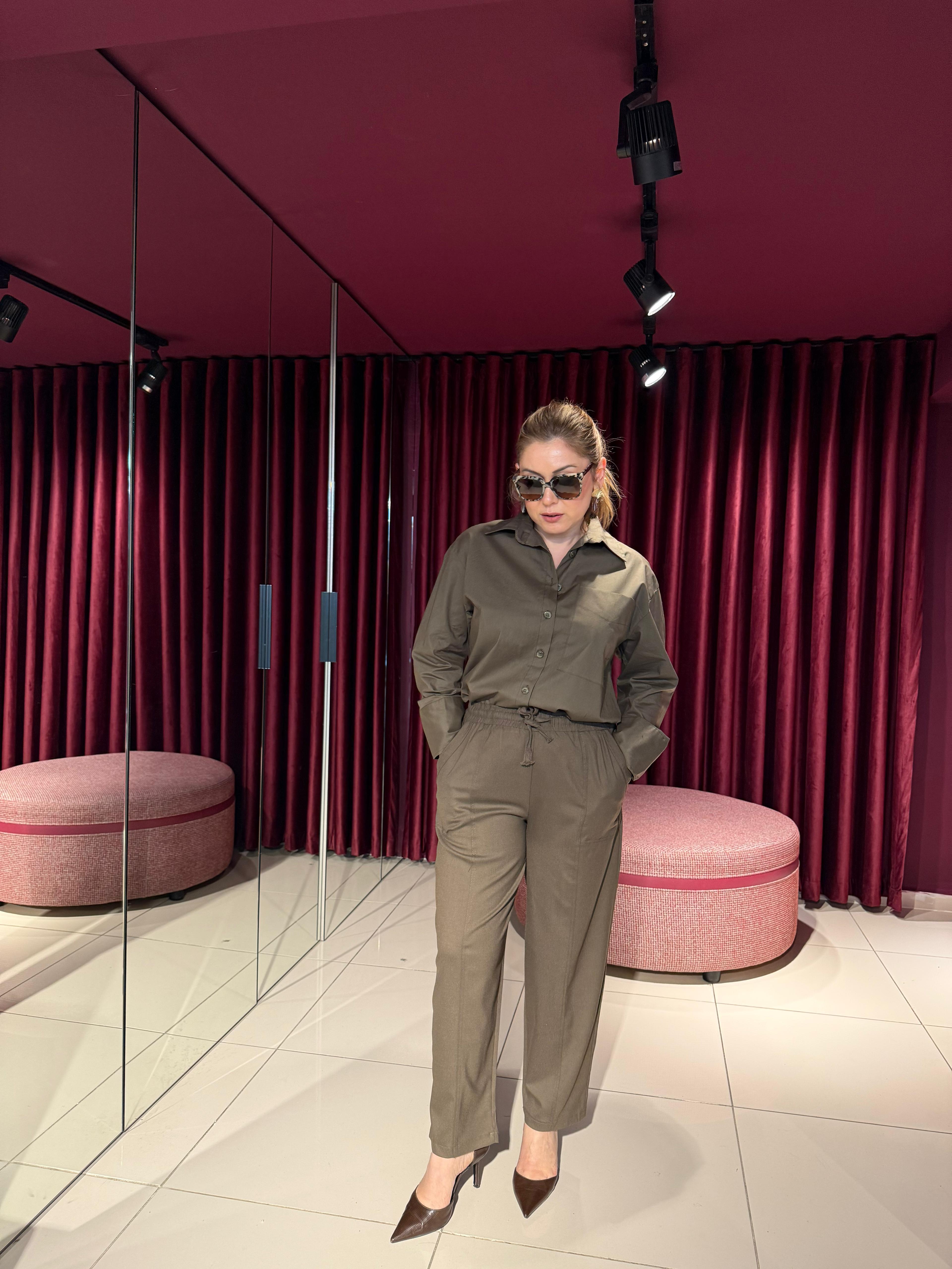 Pantolon3674 Pantolon Kahve