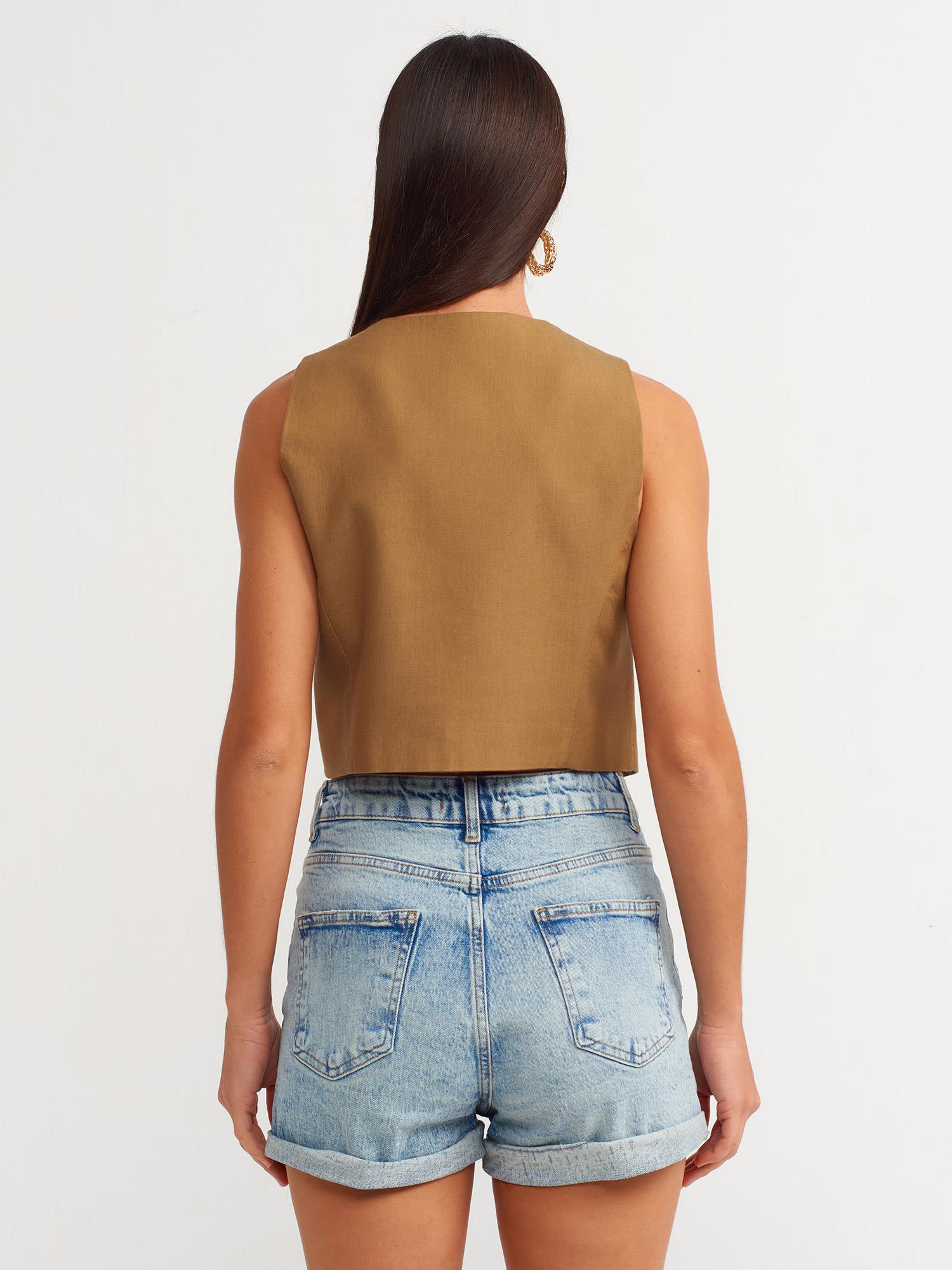 Şort71506 Comfort Likra Şort Mavi