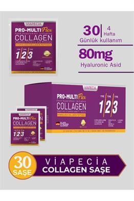 %100 Saf Doğal Hidrolize Ananas Aromalı Kolajen – Tip1 Tip2 Tip3 – 30'lu Paket x 10g