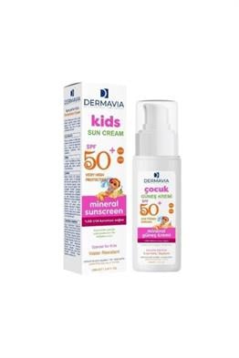 Dermavia Çocuk Güneş Kremi SPF 50 100 ml – Yüksek Koruma ile Hassas Ciltler İçin Güvenli Güneş Bakımı