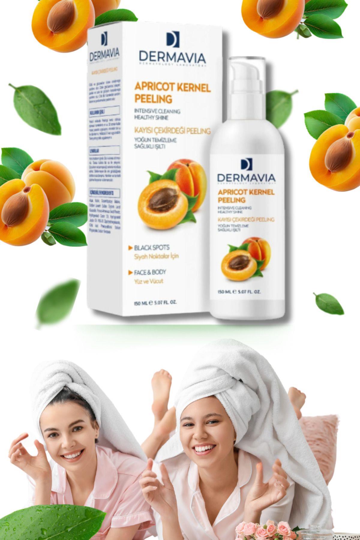 Siyah Noktalar İçin Yüz & Vücut Kayısı Çekirdeği Peeling 150 ml – Yoğun Temizleme ve Pürüzsüzlük