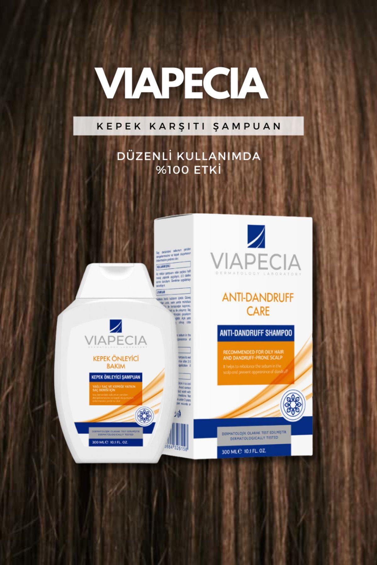 Viapecia Kepek Önleyici Şampuan 300 ML – Kepek, Kaşıntı & Döküntü Karşıtı Etkili Şampuan