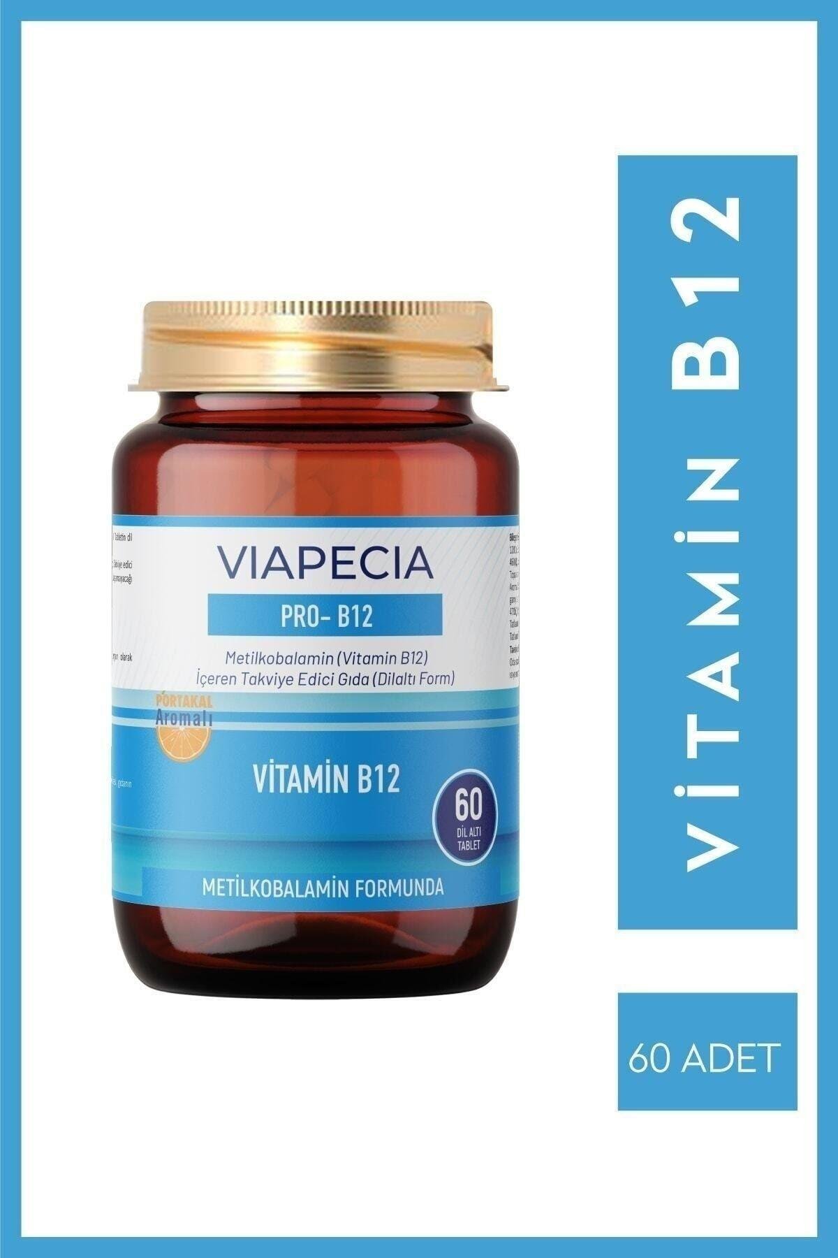 Viapecia Pro-B12 60 Tablet - Beyin Fonksiyonları, Unutkanlık ve Konsantrasyon Desteği