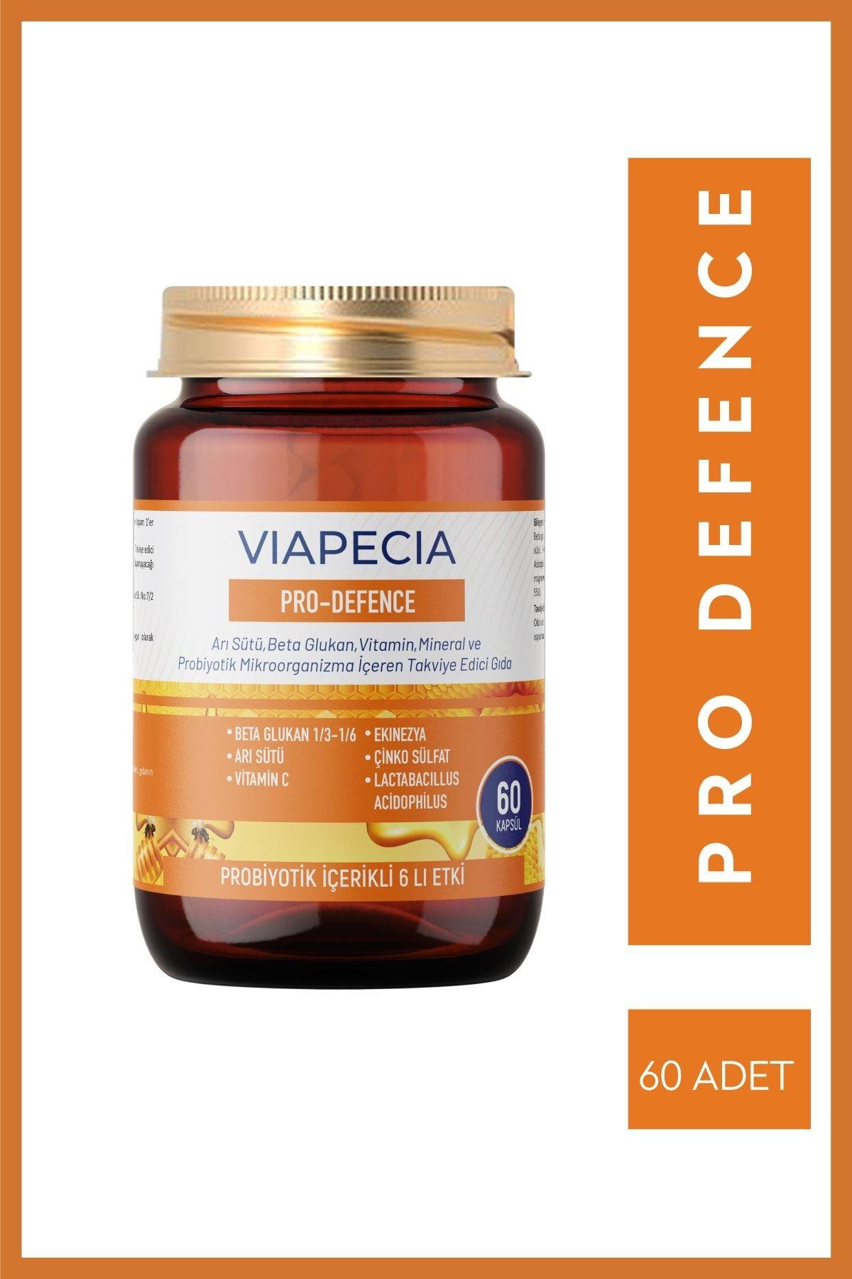 Viapecia Pro-Defence 60 Kapsül - Bağışıklık Sistemi Destekleyici Arı Sütü ve Ekinezya Ekstresi