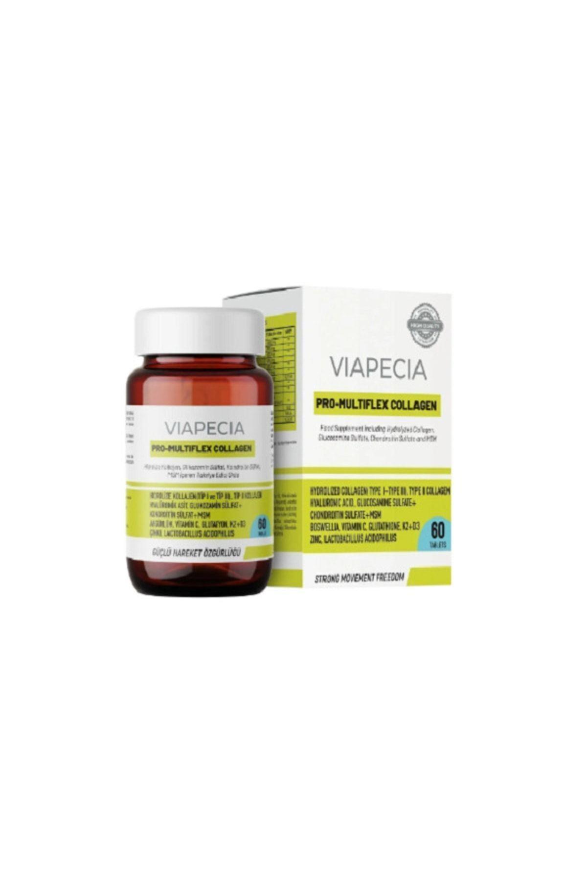 Viapecia Pro-Multiflex Kolajen Tablet 60 Adet - Bağ Doku Güçlenmesi ve Eklem Sağlığı Desteği