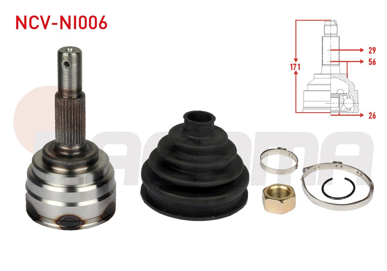 AKS KAFASI DIS SOL-SAG ON DIS 29X26X56 UZUNLUK 171mm NISSAN JUKE (F15) 1.5 DCI - 1.6 DIG-T 2010-