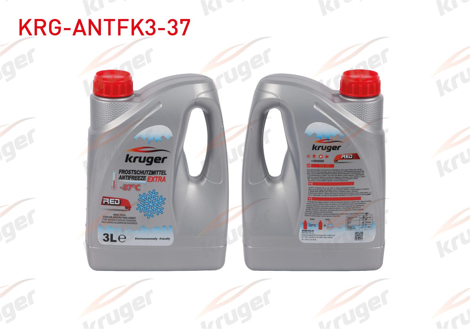 ANTIFRIZ KIRMIZI ORGANIK 3 LITRE (-37 DERECE)