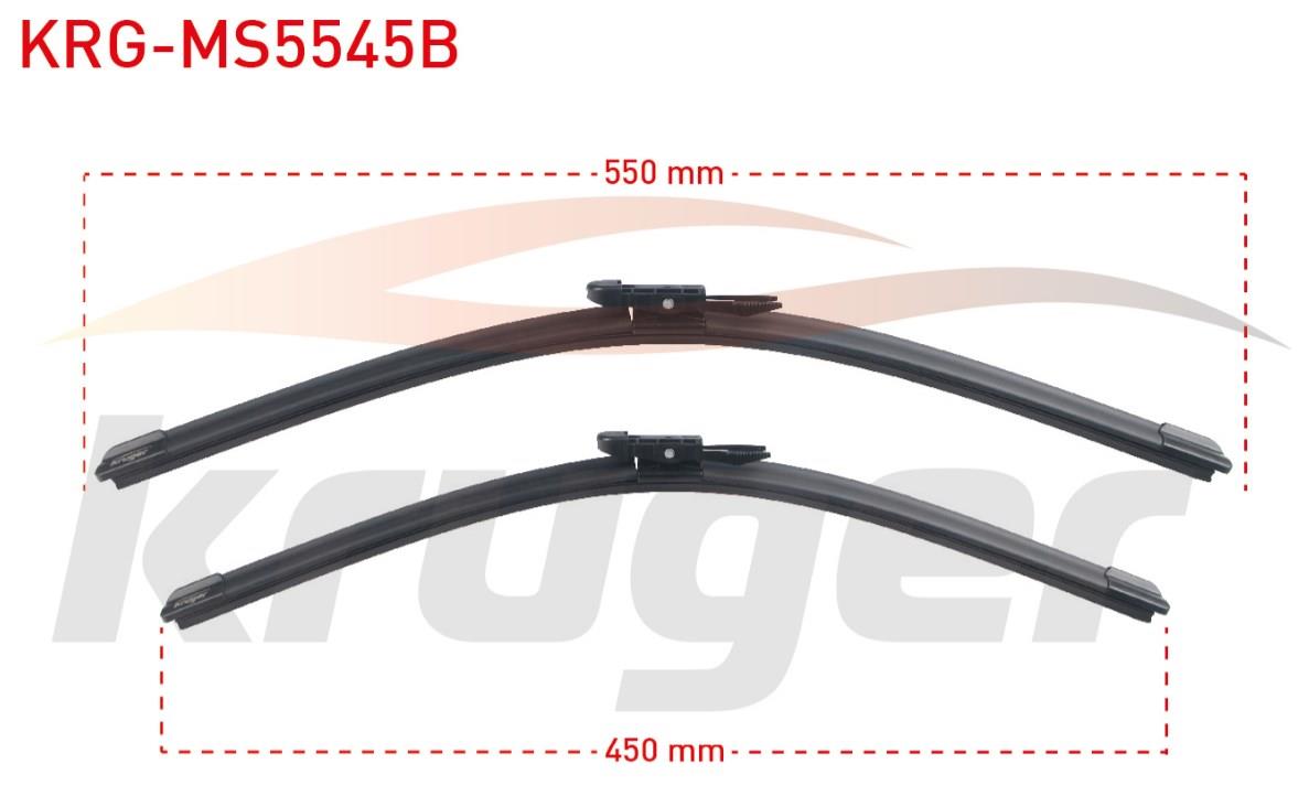 ARAC BAZLI SILECEK SETI 550-450mm BMW 1 SERISI (F20-F21) / 2 SERISI CABRIO (F23) / FIAT STILO (192) / MERCEDES GLK SERISI (X204)