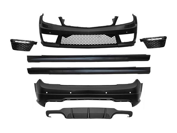 BODY KİT W204 F.YıK-Lı, PDCLI:ÖN/ARKA, 2B2-ÇıKıŞ, MRŞP-LI, SİSLI -AMG C63- 2011-13