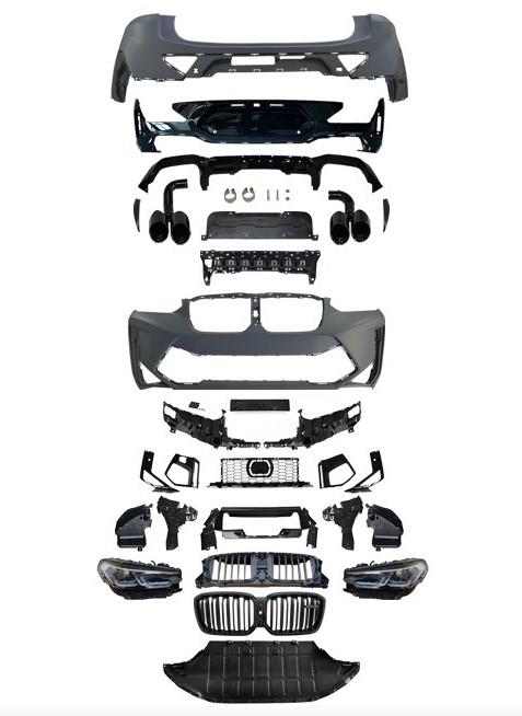 BODY KİT X4:G02 [DONUSUM=> F98-LCI] PDCLI:ARKA, 2B2-ÇıKıŞ, PANJ-LU, EGZ.UÇLU, FARLAR -X4M-
