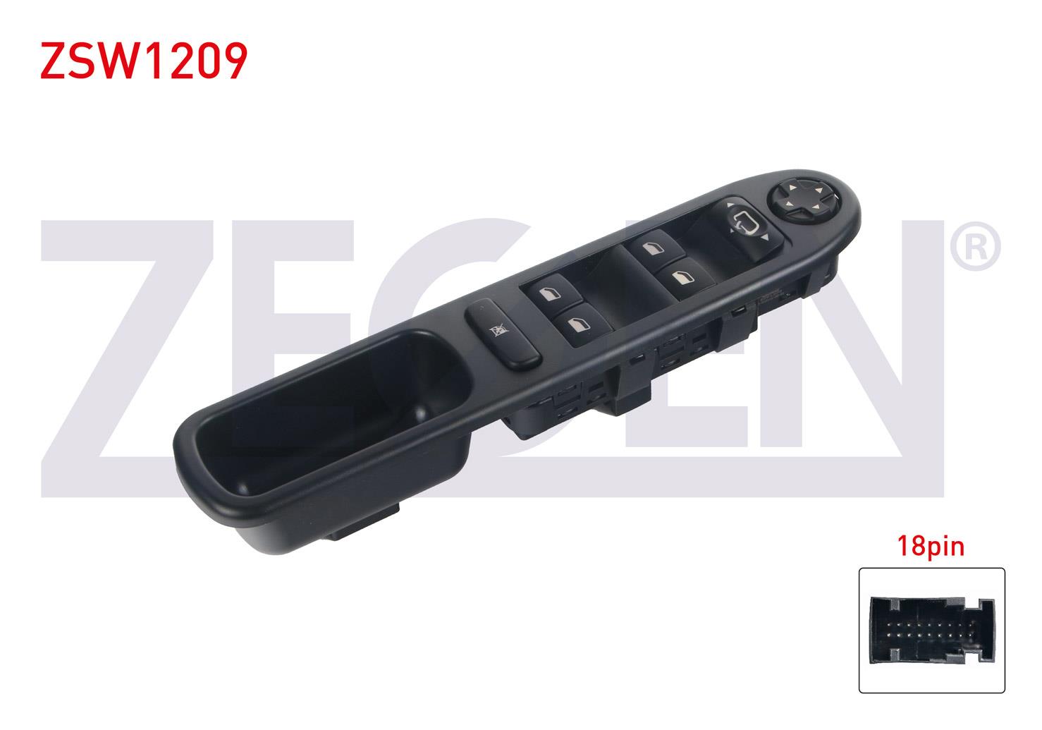 CAM ACMA ANAHTAR GRUP AYNA AYARLI KATLANIR AYNA 18 PIN PEUGEOT 207 2006-2012