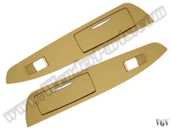 CAM DÜĞME ÇERÇEVE SETİ F01 ARKA SOL&SAĞ; KÜLLÜKLÜ; BEJ