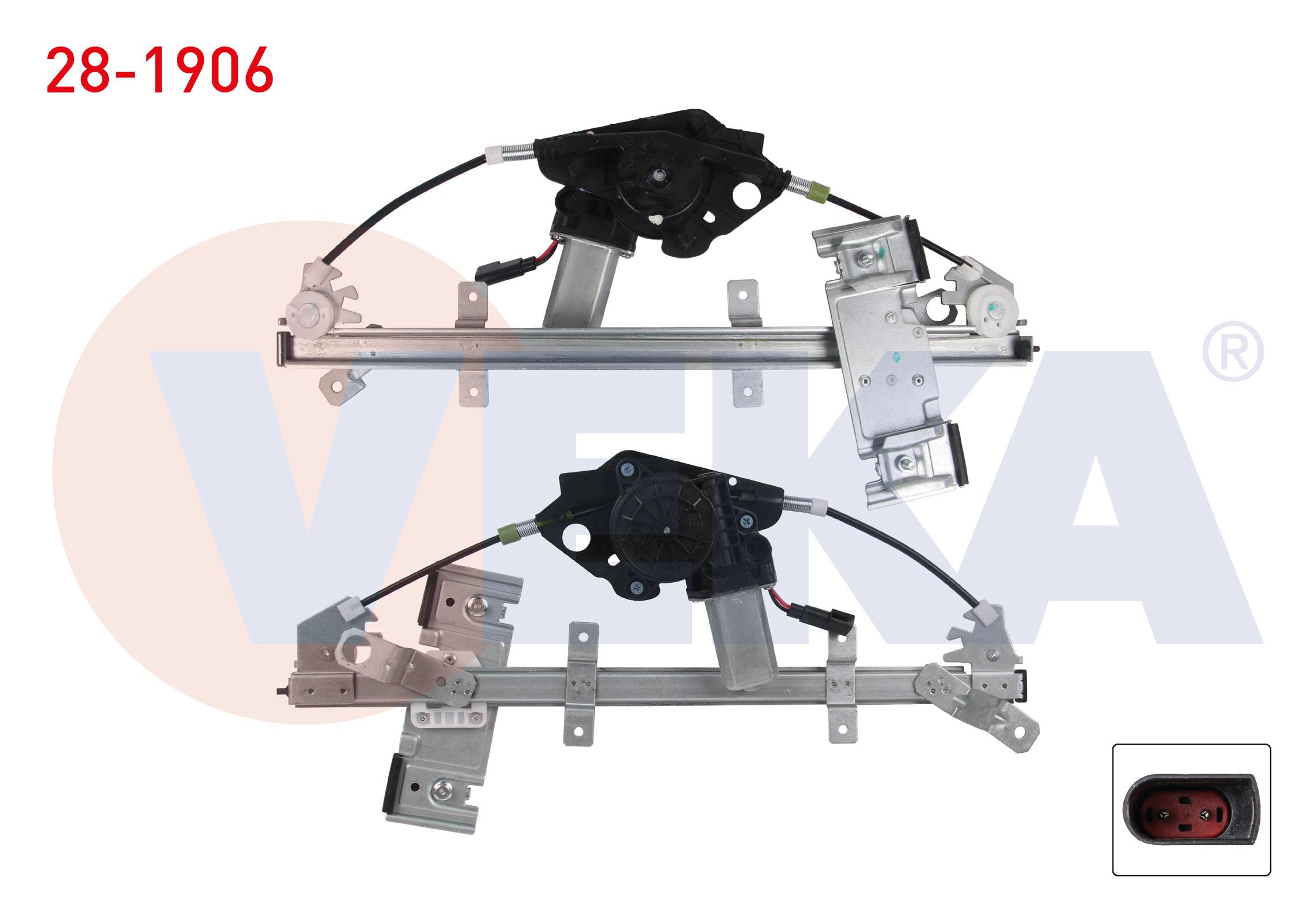 CAM KRIKOSU ELEKTRIKLI MOTORLU SOL ON FORD FIESTA V 2002-2008