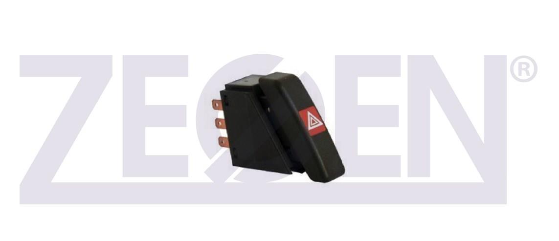 FLASOR ANAHTARI SIYAH 7 PIN OPEL VECTRA A - CALIBRA 1988-1997 1241656