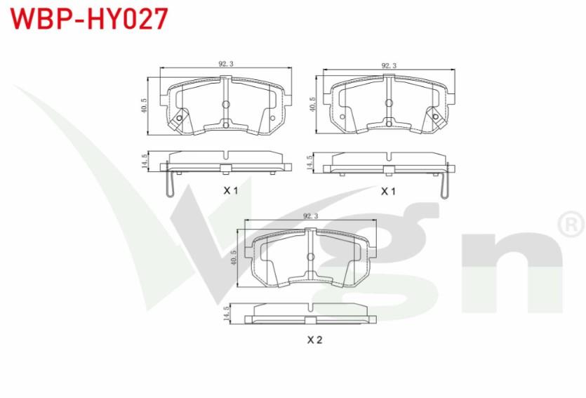 FREN BALATA ARKA IKAZLI HYUNDAI I10 (PA) 1.1i 12v 2008-2013 / I10 (BA) 1.0 D-CVVT 2013- / I10 (BA) 1.2 D-CVVT 2013- / KIA PICANTO (BA) 1.25 2004-2011 / PICANTO (BA) 1.1i 2004-2011