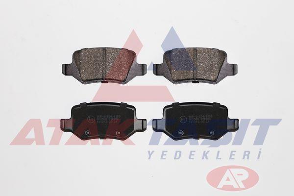 FREN BALATA ARKA MERCEDES A SERISI (W169) A 150 2004-2012/ (W169) A 170 CDI 2004-2012/ B SERISI (W245) B 160 2005-2011/ (W245) B 160 2005-2011/ (W245) B 200 CDI 2005-2011/ VANEO 1.7 CDI 2002-2005
