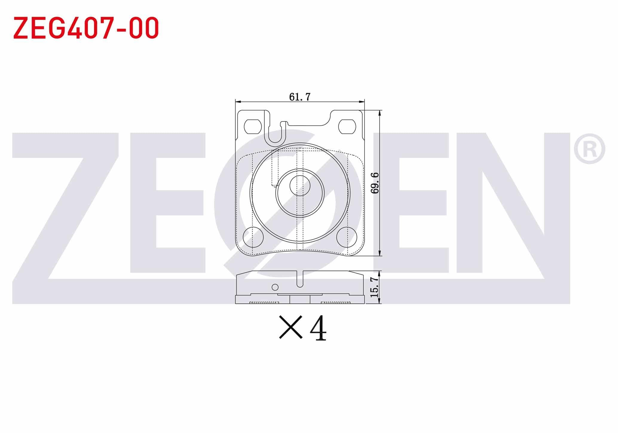 FREN BALATA ARKA MERCEDES C SERISI (W202) C 250 TD 1993-2000 / S CLASS (W140) 3.2 1991-1998