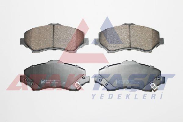 FREN BALATA ON IKAZLI FIAT FREEMONT (JF) 2.0 MJT 170 HP 2011-/ JEEP WRANGLER III (JK) 3.8i V6 2007- / CHRYSLER G.VOYAGER 3.3i 2008-/ DODGE NITRO 2.8 CRD 4X4 2007-