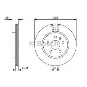 FREN DİSK AYNASI ARKA 17 İNC İNSİGNİA  315MM (2 ADET FİYATI)