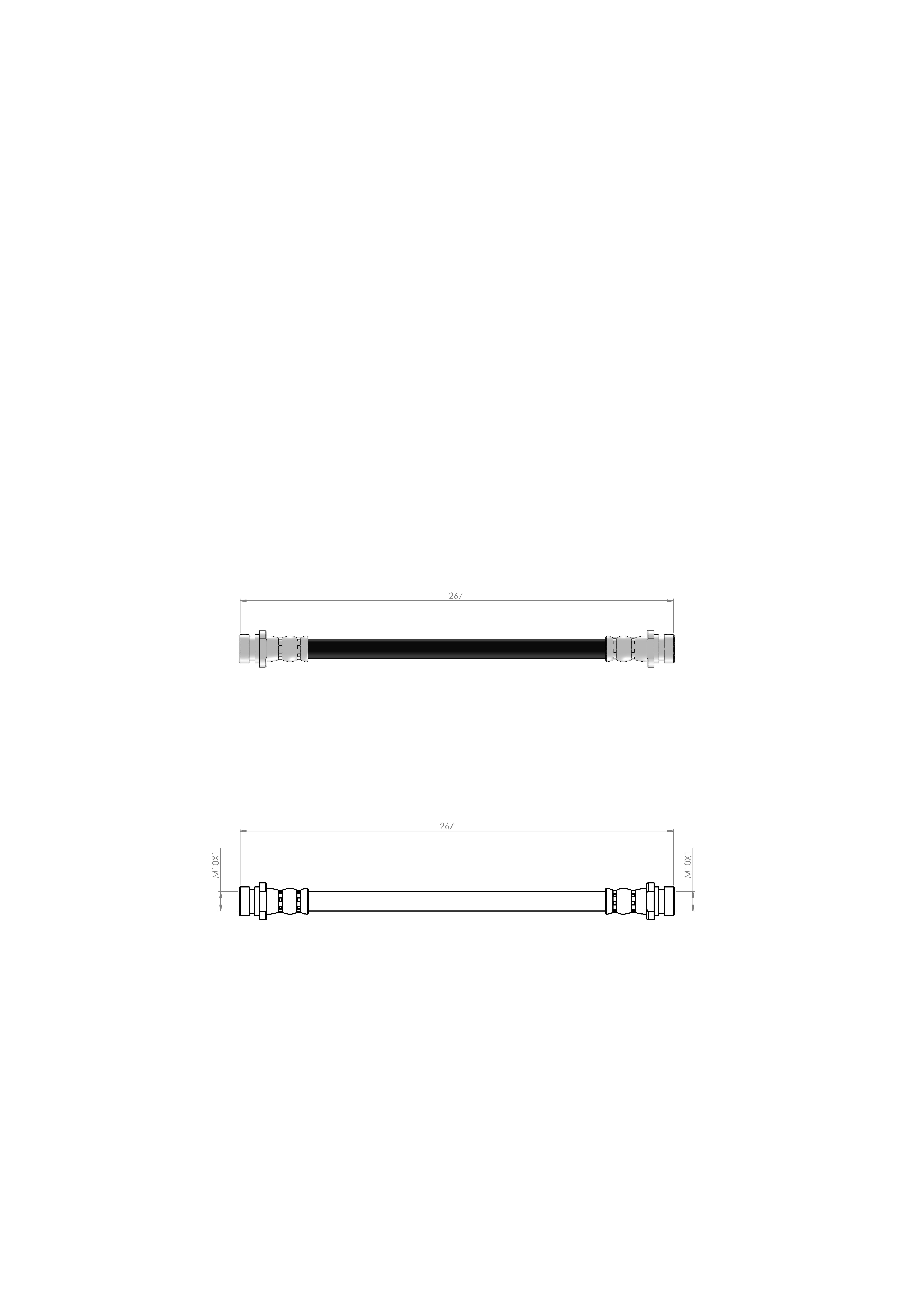 FREN HORTUMU ARKA ACCENT I -ELENTRA  94-00 5873722001
