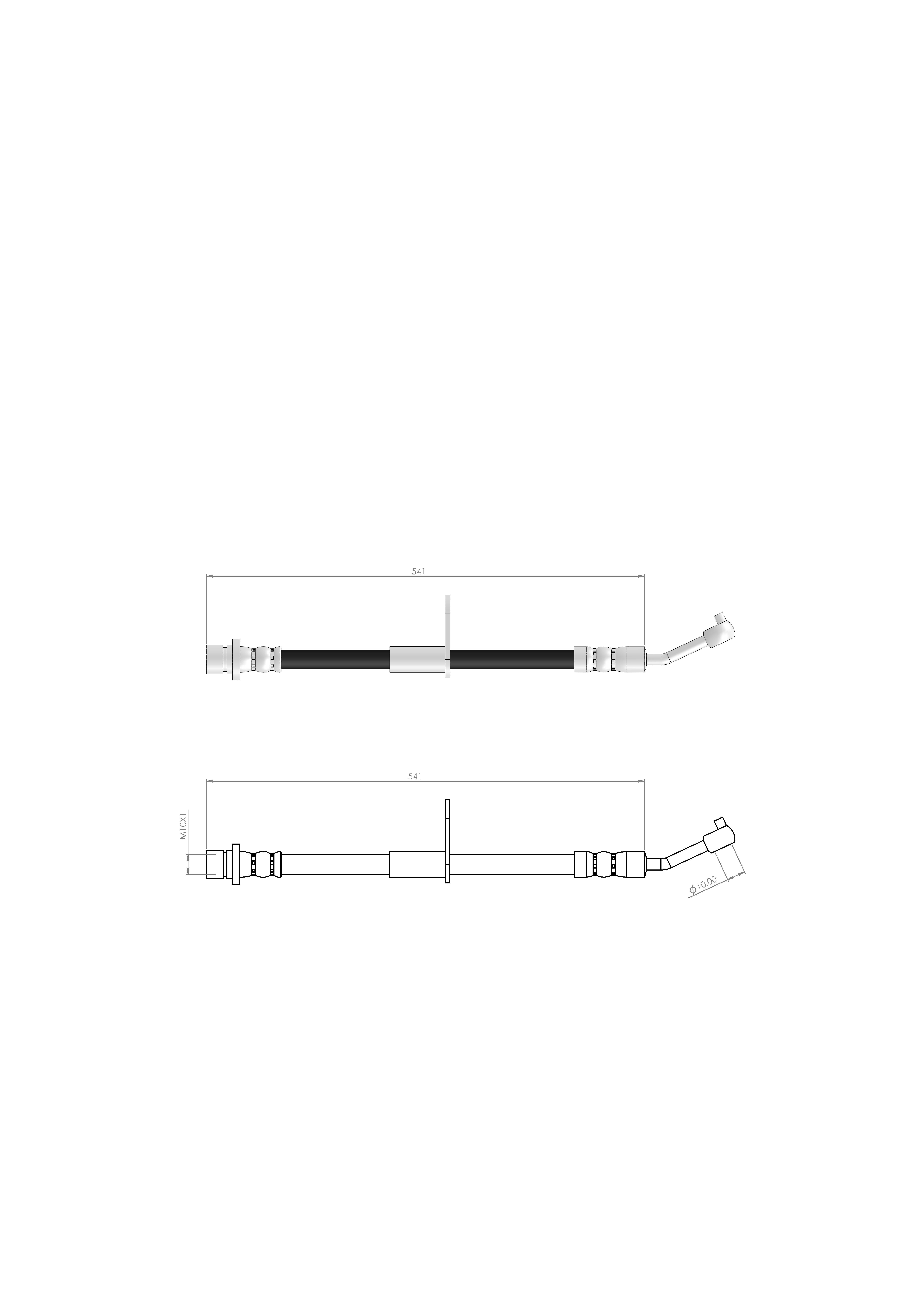 FREN HORTUMU ARKA SOL CVIC X 2016/-