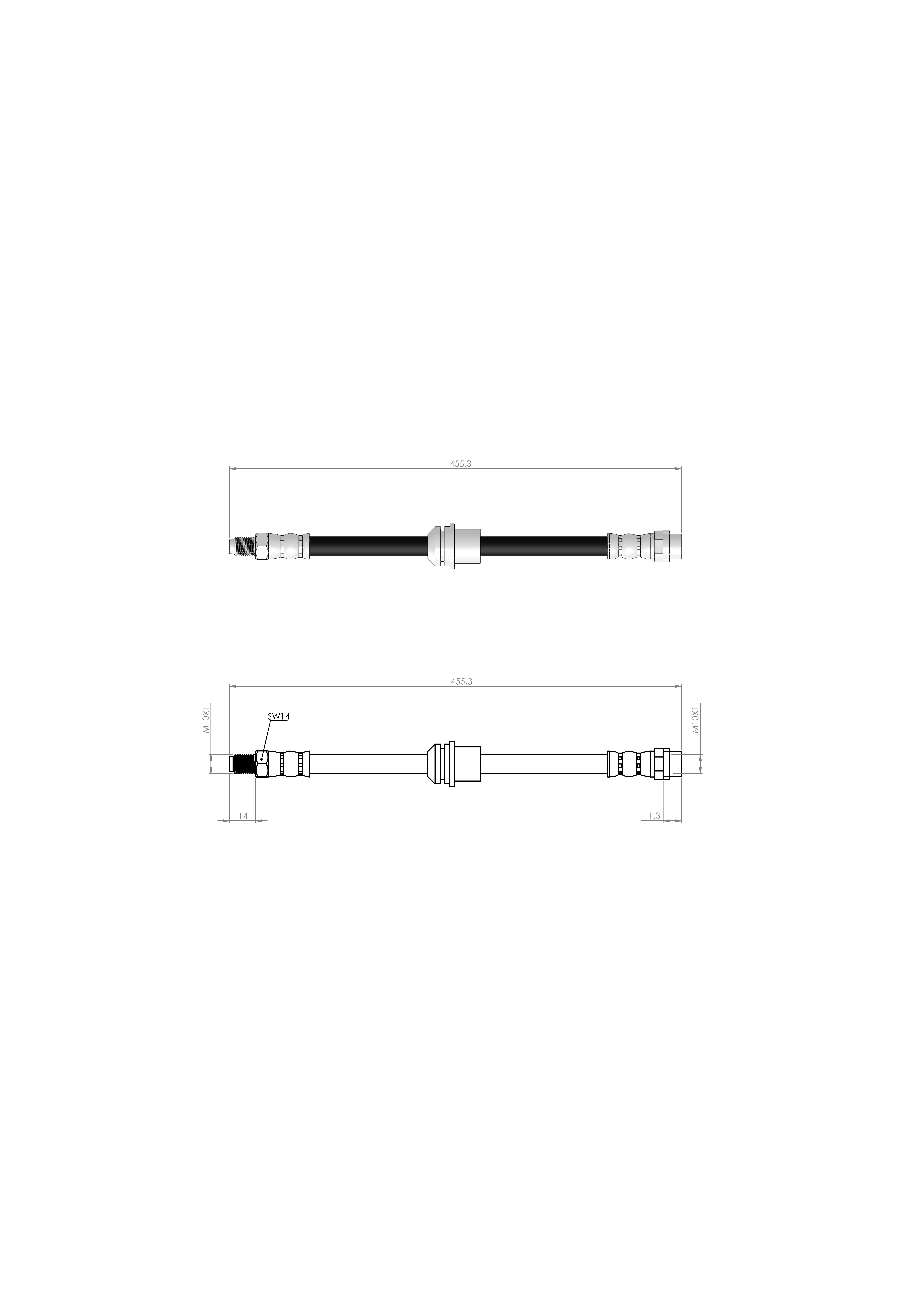 FREN HORTUMU ÖN BMW 3 E36 Z3 ROADSTER 90-98 34321159717