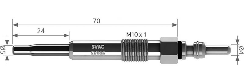 ISITMA BUJİSİ GOLF4-BORA-T4-LT35-PASSAT-A3 AGR-ALH-AHF-AFN-AVF-AMF-ACV-ANJ-AVR 1,4 TDİ-1,9 TDİ-2,5 TDİ 98-06 0250202022 / GN855 N10140104 025020202