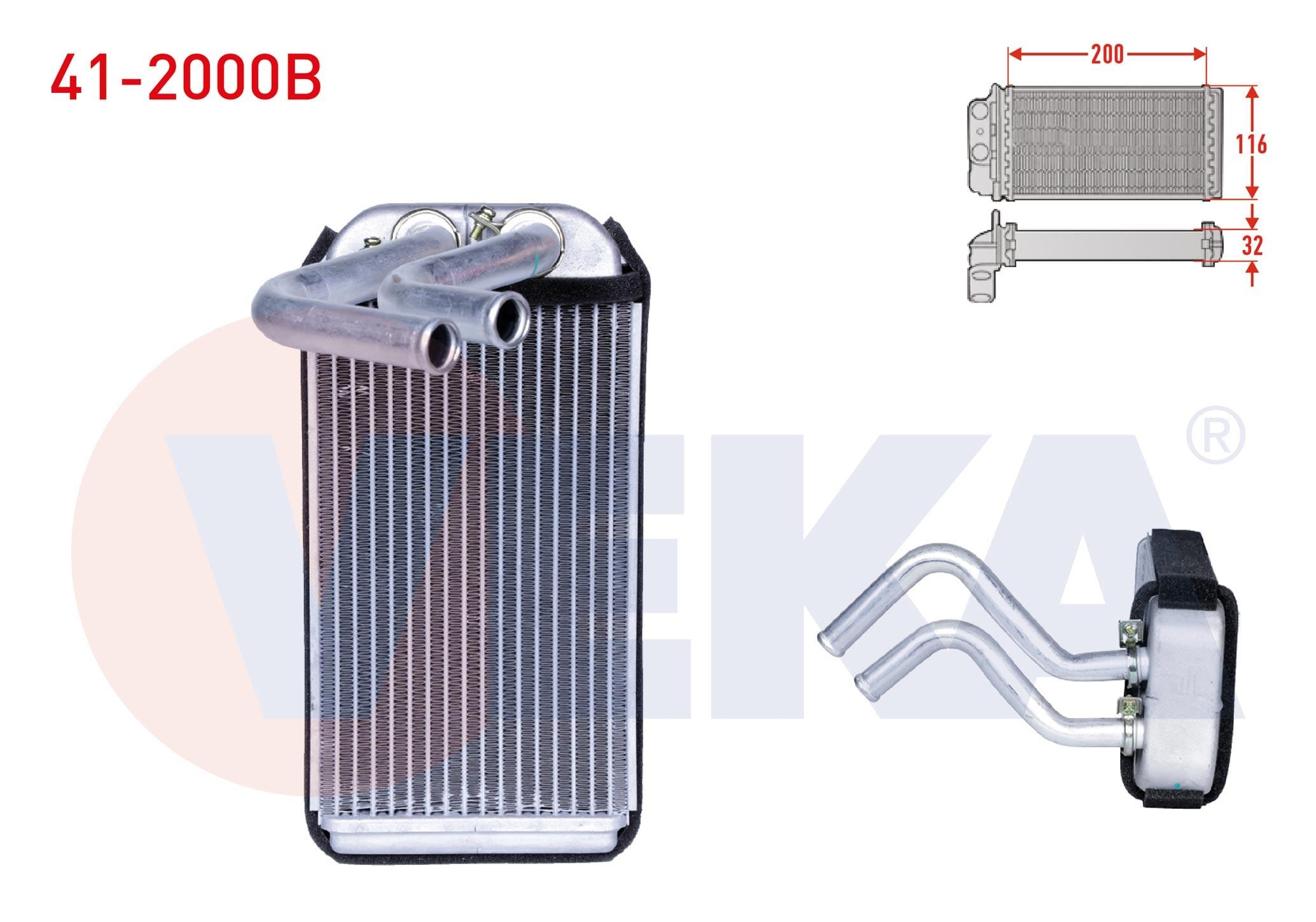 KALORIFER RADYATOR BRAZING HONDA CIVIC V 1.5i 1992-1995