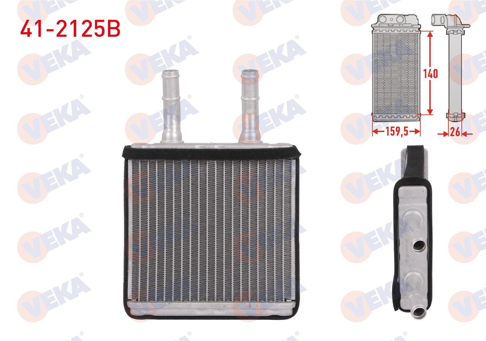 KALORIFER RADYATORU BRAZING HYUNDAI ATOS (MX) 1.0 - 1.1 1998-2005