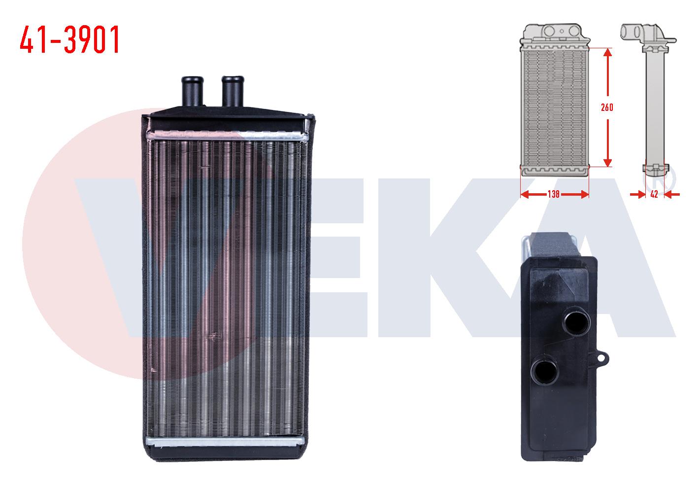 KALORIFER RADYATORU MEKANIK SKODA FELICIA (6U1) 1.3 1994-2002