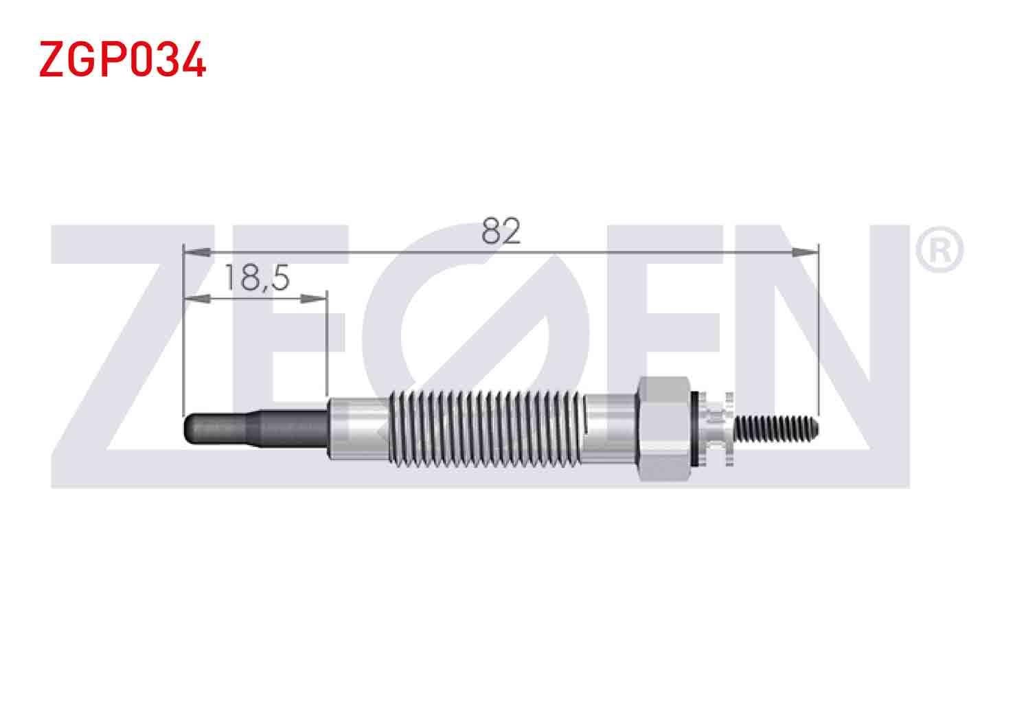 KIZDIRMA BUJI 11V MITSUBISHI L300 (P0W,P1W) 2.5D 1986-2006 / L200 (K7T,K6T) 2.5D 1996-2007