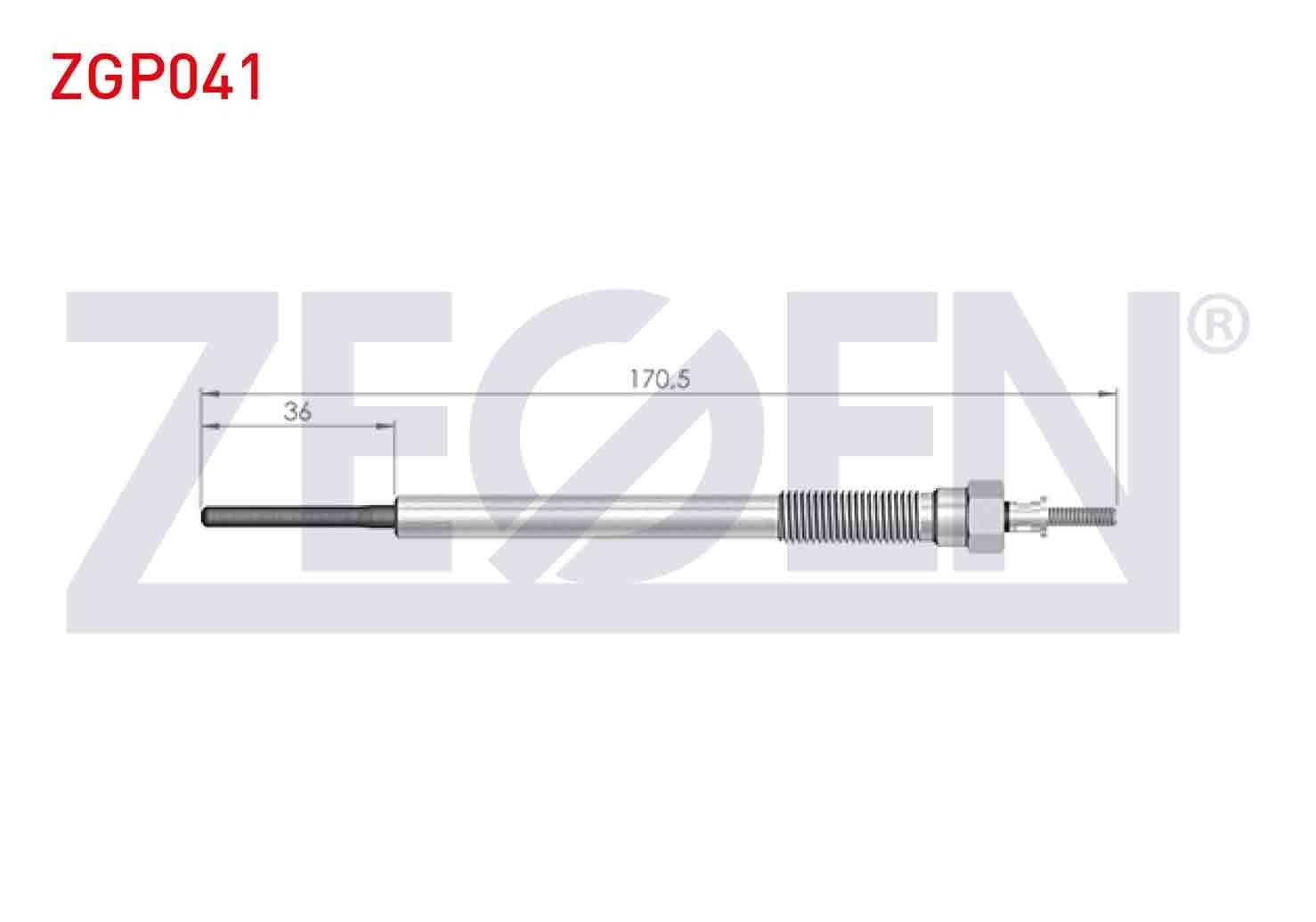 KIZDIRMA BUJI 11V TOYOTA AVENSIS (T22-T25) 2.0D-4D 1997-2008 / / HI-LUX PICK UP (KUN_) 2.5D-4D 2005-2015 / LAND CRUISER (J12) 3.0D-4D 2002-2008
